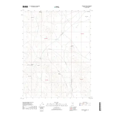 2018 Map of Thirtymile Ranch, 2018 Print