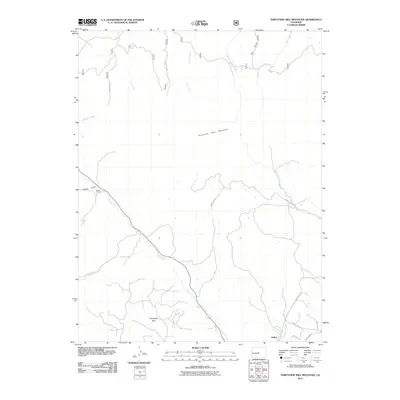 2011 Map of Thirtynine Mile Mountain, 2011 Print