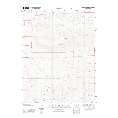 2013 Map of Thirtynine Mile Mountain, 2013 Print
