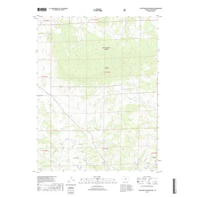 2019 Map of Thirtynine Mile Mountain, 2019 Print