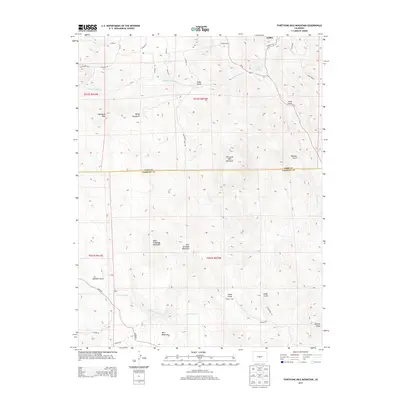 2013 Map of Thirtyone Mile Mountain, 2013 Print