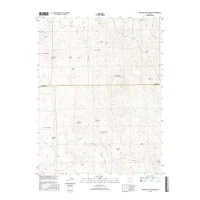 2016 Map of Thirtyone Mile Mountain, 2016 Print