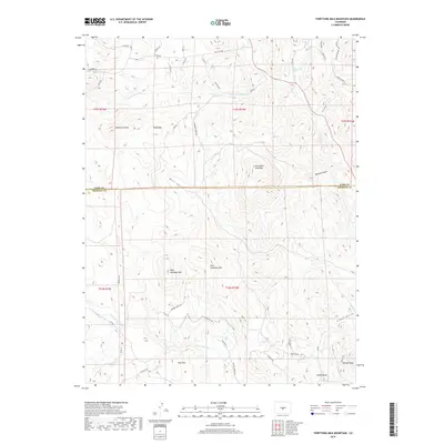 2019 Map of Thirtyone Mile Mountain, 2019 Print