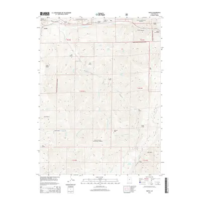 2014 Map of Thistle, 2014 Print