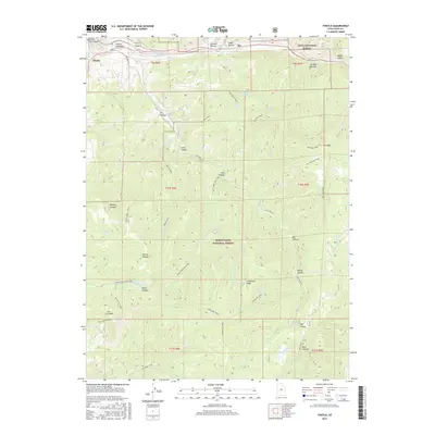 2017 Map of Thistle, 2017 Print
