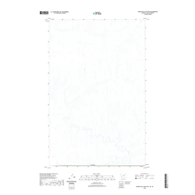 2020 Map of Thoeny Hills East OE N, 2020 Print
