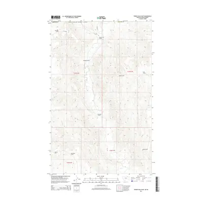 2014 Map of Thoeny Hills East, 2014 Print