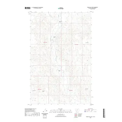 2020 Map of Thoeny Hills East, 2020 Print