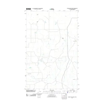 2011 Map of Thoeny Hills West, 2011 Print