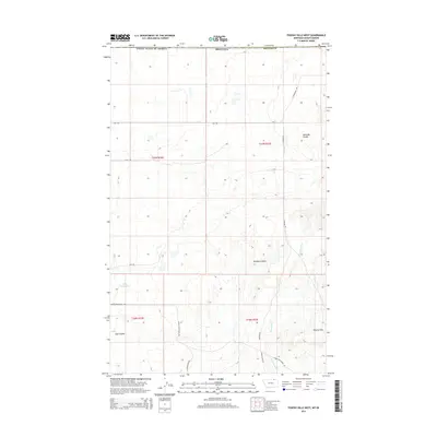 2014 Map of Thoeny Hills West, 2014 Print