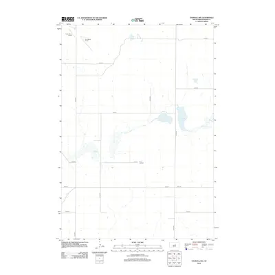 2012 Map of Thomas Lake, 2012 Print