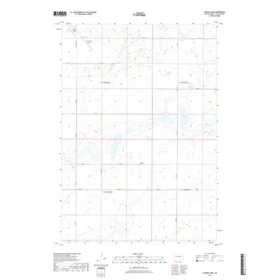 2017 Map of Thomas Lake, 2017 Print