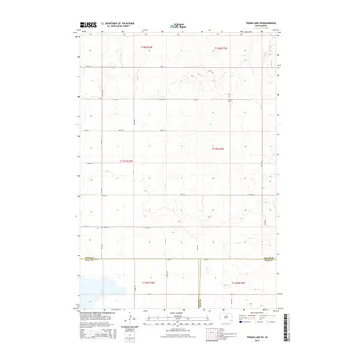2015 Map of Thomas Lake NW, 2015 Print