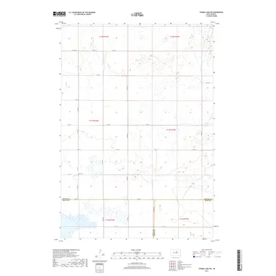 2017 Map of Thomas Lake NW, 2017 Print
