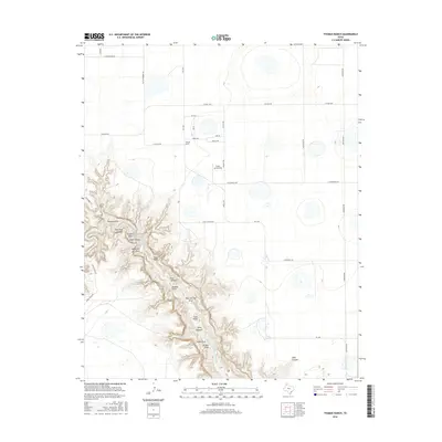 2016 Map of Thomas Ranch, 2016 Print