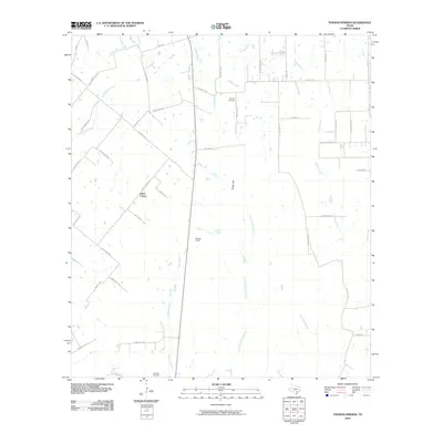 2010 Map of Thomas Springs, 2010 Print