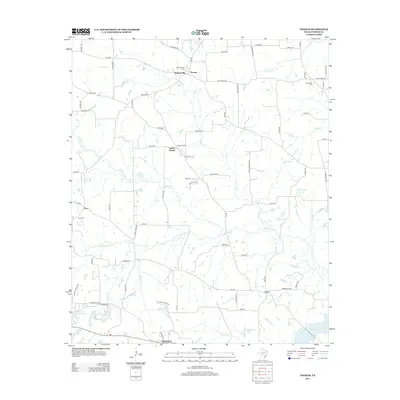 2012 Map of Thomas, 2012 Print