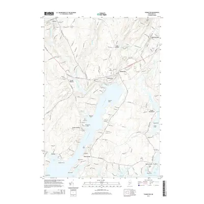 2014 Map of Thomaston, 2014 Print