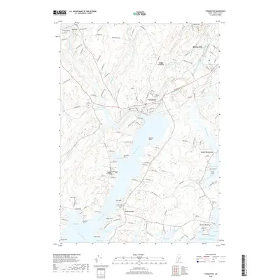 2018 Map of Thomaston, 2018 Print