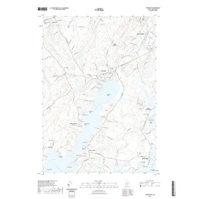 2021 Map of Thomaston, 2021 Print