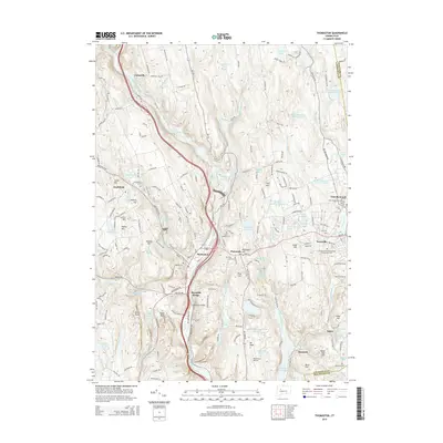 2015 Map of Thomaston, 2015 Print