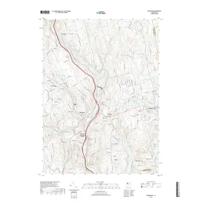 2018 Map of Thomaston, 2018 Print
