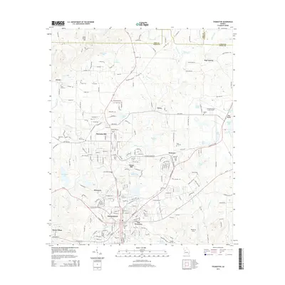 2014 Map of Thomaston, 2014 Print