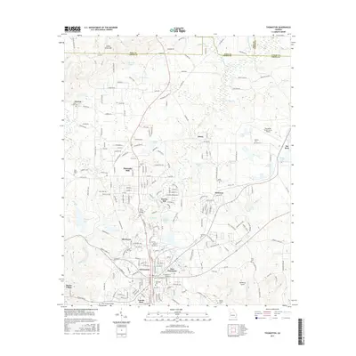 2017 Map of Thomaston, 2017 Print