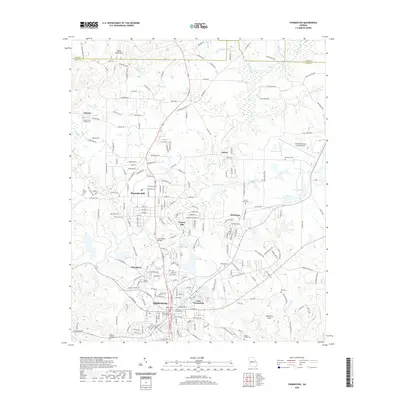 2020 Map of Thomaston, 2020 Print