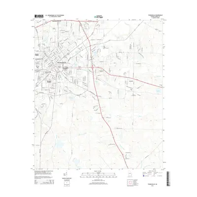 2014 Map of Thomasville, 2014 Print