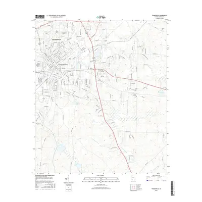 2017 Map of Thomasville, 2017 Print