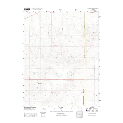 2013 Map of Thompson Arroyo, 2013 Print