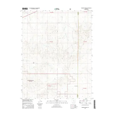 2016 Map of Thompson Arroyo, 2016 Print