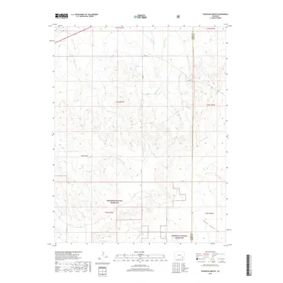 2019 Map of Thompson Arroyo, 2019 Print