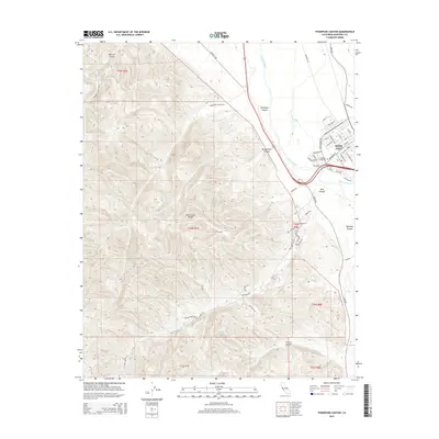 2015 Map of Thompson Canyon, 2015 Print