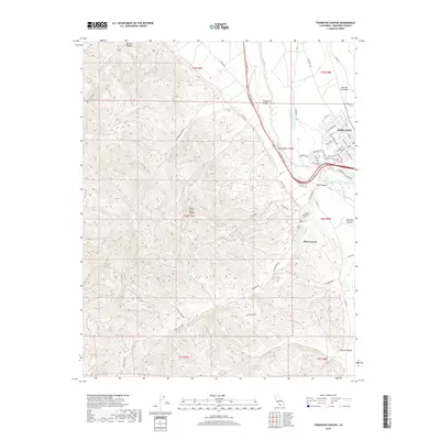 2018 Map of Thompson Canyon, 2018 Print