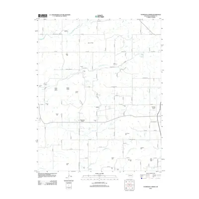 2012 Map of Thompson Corner, 2012 Print