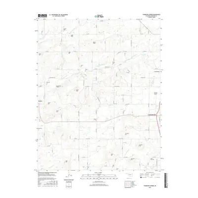 2016 Map of Thompson Corner, 2016 Print