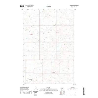 2020 Map of Thompson Coulee, 2020 Print