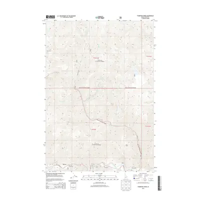 2013 Map of Thompson Creek, 2013 Print