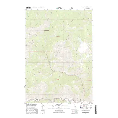 2017 Map of Thompson Creek, 2017 Print