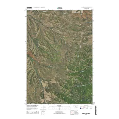 2014 Map of Thompson Creek NW, 2014 Print