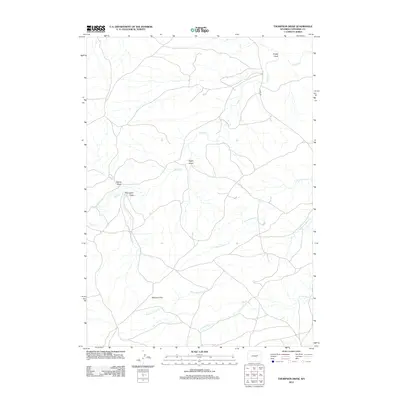 2012 Map of Thompson Draw, 2012 Print