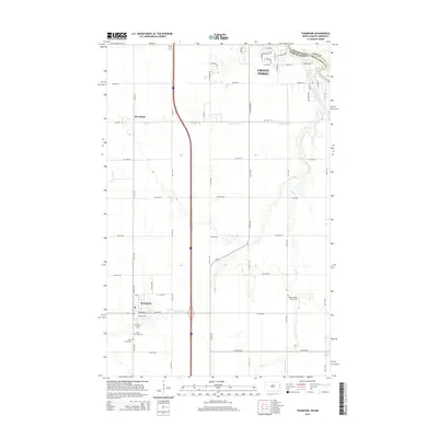 2014 Map of Thompson, 2014 Print