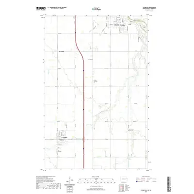 2020 Map of Thompson, 2020 Print