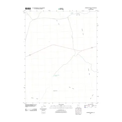 2011 Map of Thompson Knoll, 2011 Print