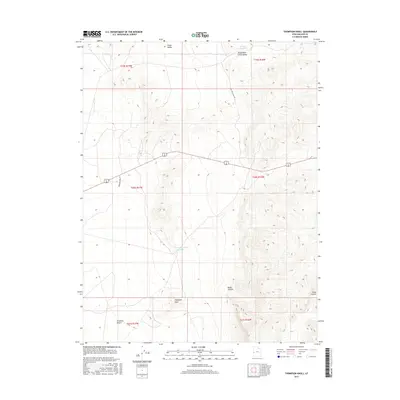 2017 Map of Thompson Knoll, 2017 Print