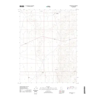 2020 Map of Thompson Knoll, 2020 Print