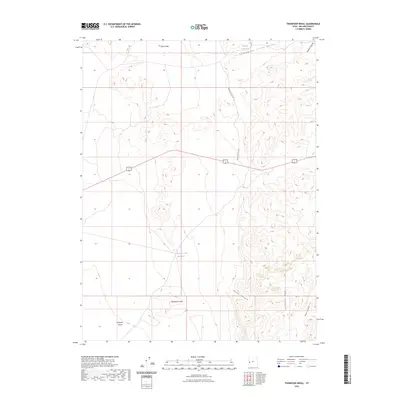 2023 Map of Thompson Knoll, 2023 Print