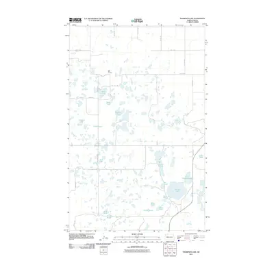 2011 Map of Thompson Lake, 2011 Print